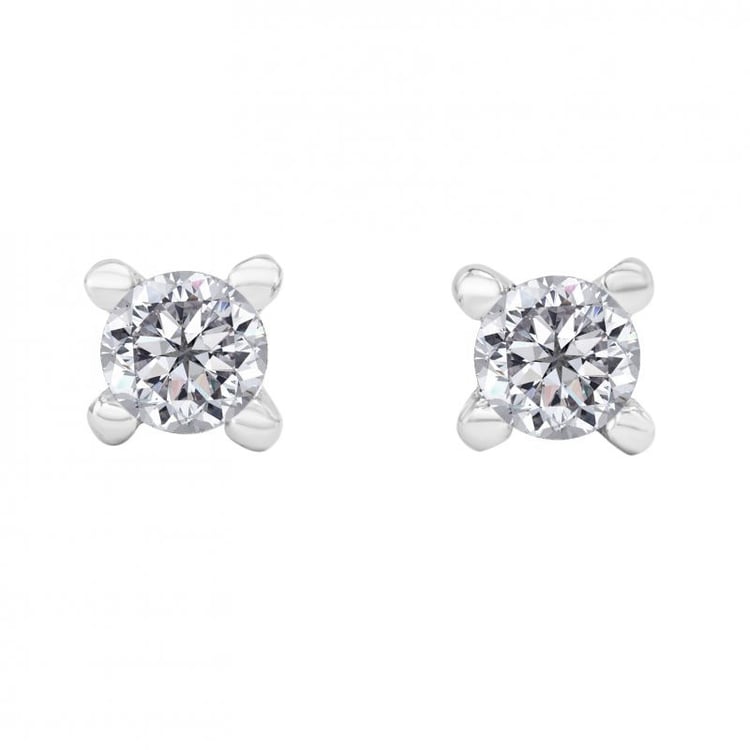 Ohrstecker mit Moissaniten Habika