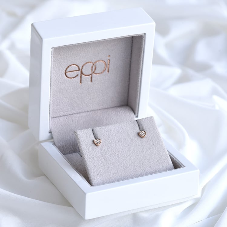 Ohrringe in Herzform mit Diamanten Janella 85089