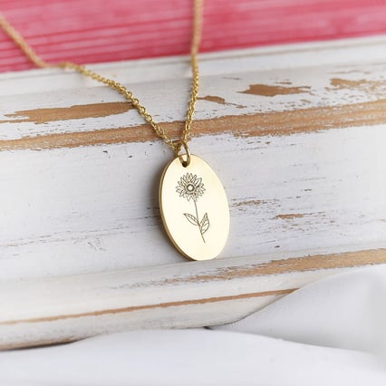 Anhänger mit Sonnenblume Sunflower