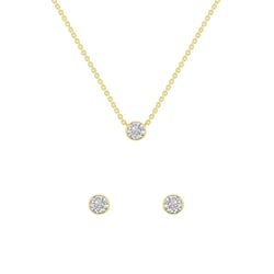 Minimalistisches Set aus Diamantschmuck Misu