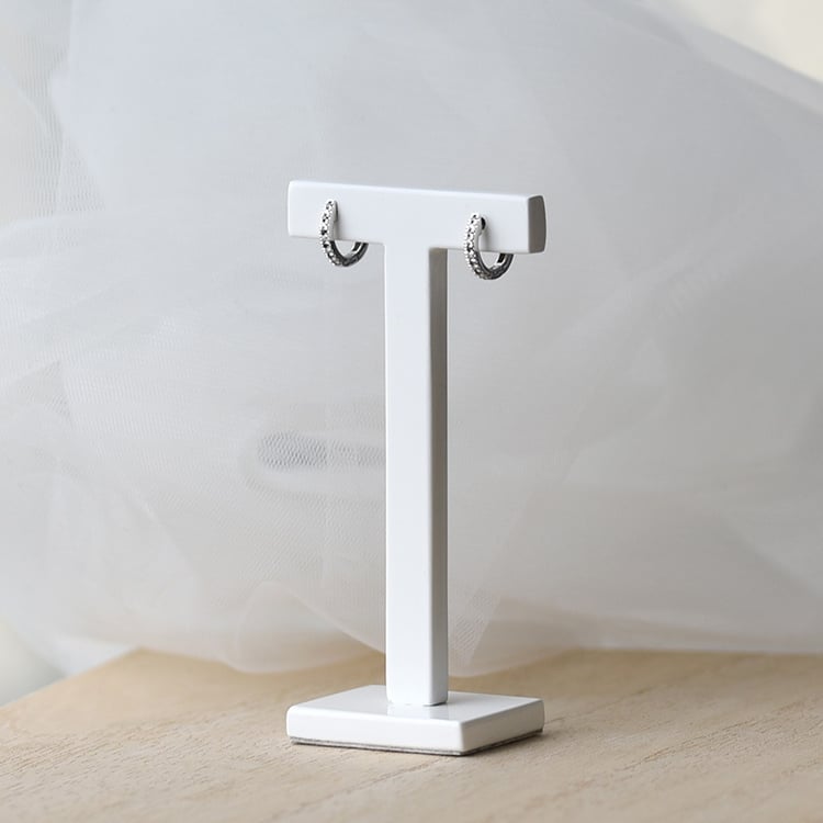 Goldene Creolen mit schwarzen und weißen Diamanten Gomati 62945