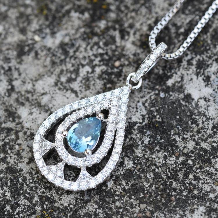 Topaskette aus Silber 11645