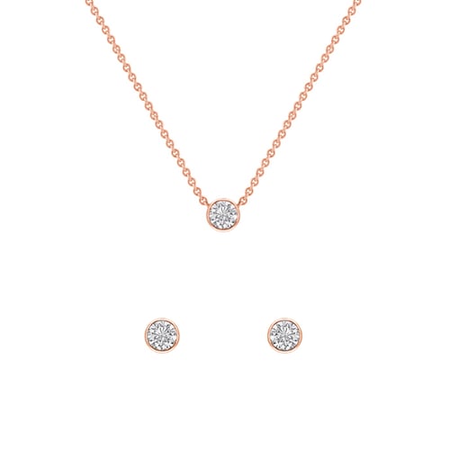 Minimalistisches Schmuckset aus Diamantschmuck Misu