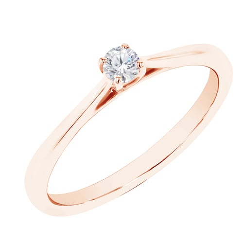 Ring mit Lab Grown Diamant und Auswahl des Karatgewichts Glynn