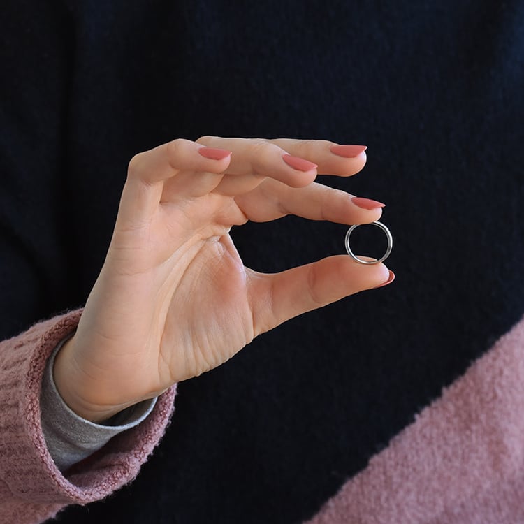 Geschmiedete Eheringe in Gold mit Diamanten Neziah 71632