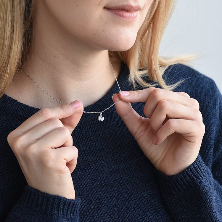 Einzigartige Cluster-Anhänger aus Gold Cosette 74732