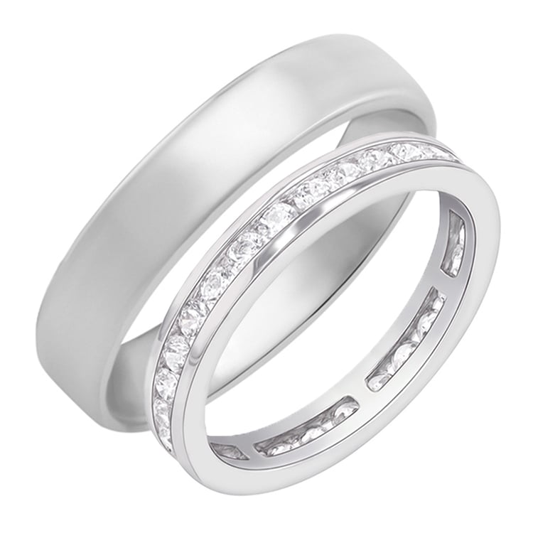 Eternity-Ring mit Lab Grown Diamanten und Komfortring Branko 111163