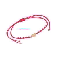 Armband mit Anhänger in Herzform mit Gravur und Diamanten Kristie