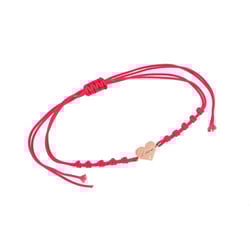 Armband mit Anhänger in Herzform mit Gravur und Diamanten Kristie