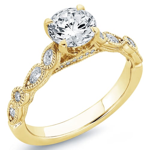 Vintage-Verlobungsring mit Lab Grown Diamanten Noelani