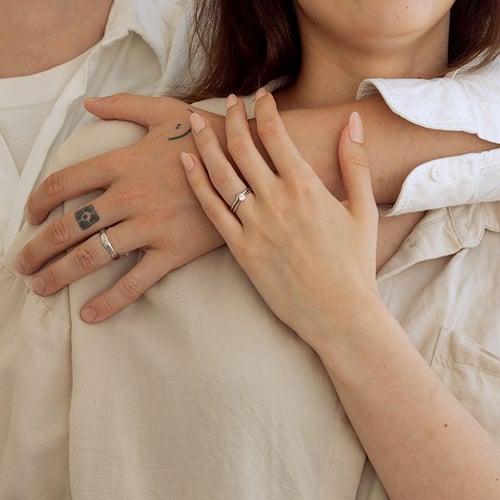 Ringset mit Diamanten Ihrer Wahl Villiane