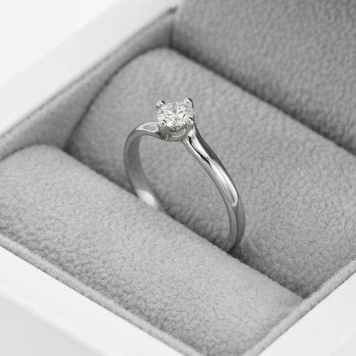 Verlobungsring mit Diamant Eleora