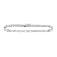 Silbernes Tennis Armband mit Lab Grown Diamanten Ramess