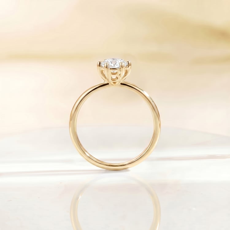 Verlobungsring mit Buchstaben und Diamanten Birdie 166802