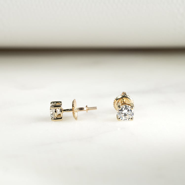 Ohrstecker aus Gold mit IGI-zertifizierten 0.50ct Lab Grown Diamanten Christi 132855