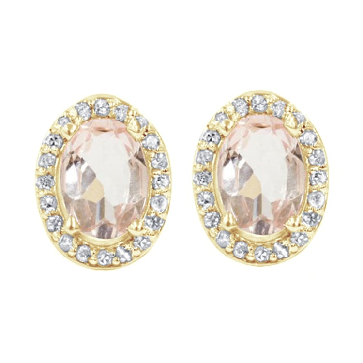 Diamantohrringe mit Morganiten Jolie 82755