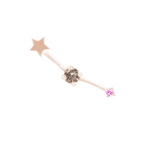 Ohrring mit Sternzeichen Aries