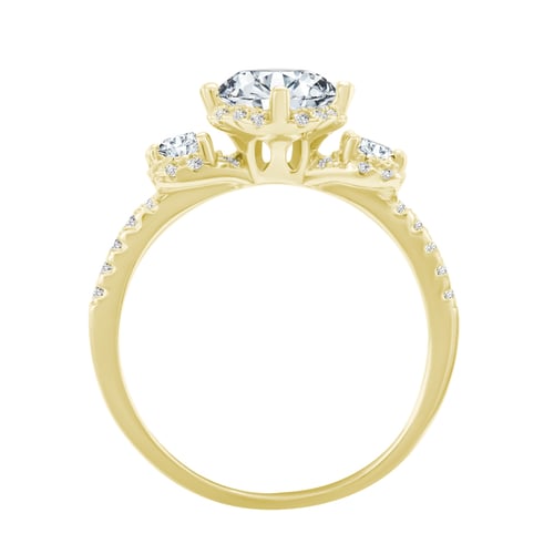 Verlobungsring mit Lab Grown Diamanten Wirk