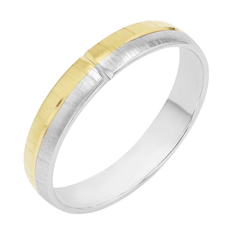 Dezente Eheringe mit einem Diamanten Sarika 76196