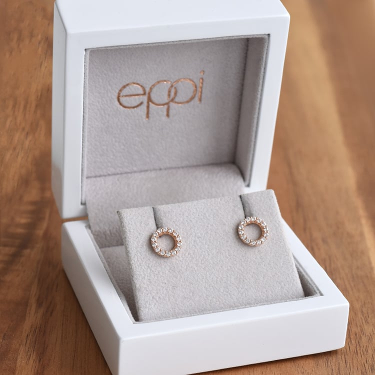 Karma-Ohrringe mit Diamanten Leonas 85924