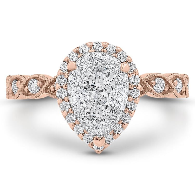 Goldener Diamantring 46394