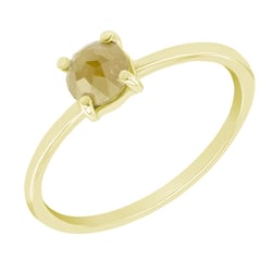 Goldring mit Gelb Diamant Xemy