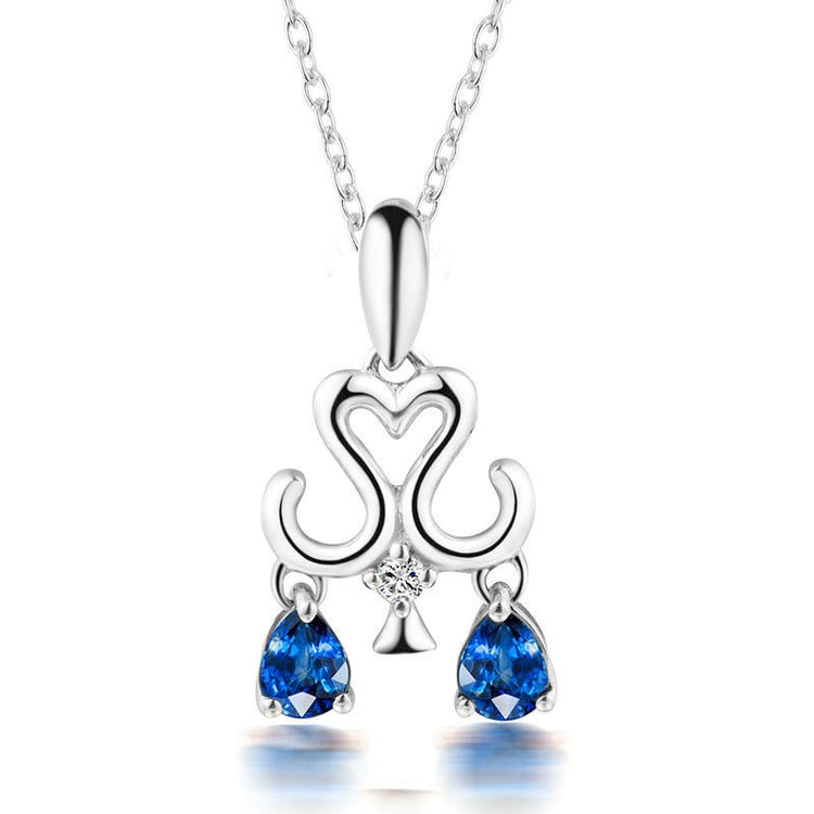 Anhänger mit Saphir aus Gold 69752