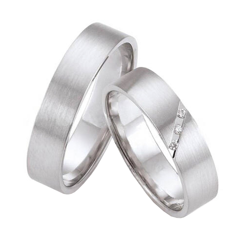 Eheringe aus Platin