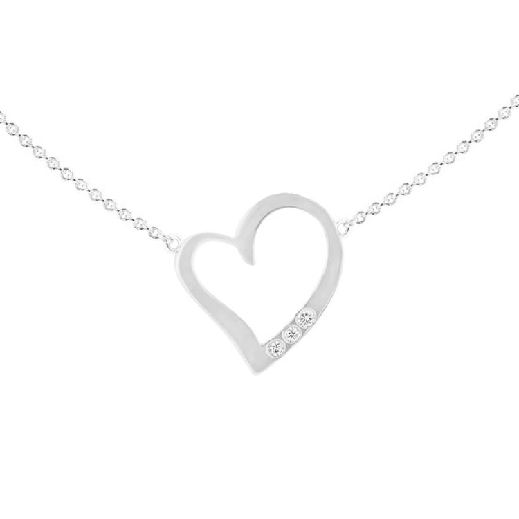 Kette mit Herz-Anhänger und Gravur Rimsha 102038