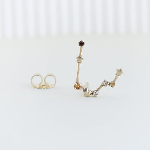 Ohrring mit Sternzeichen Gemini
