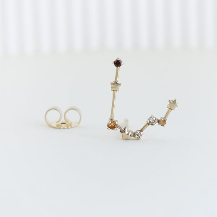 Ohrring mit Sternzeichen Gemini 95196