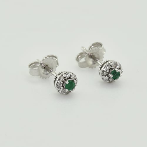 Schmuckset mit Smaragden und Diamanten aus Gold Kimber