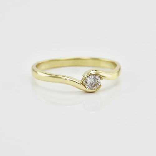 Verlobungsring mit Diamant Zanzo