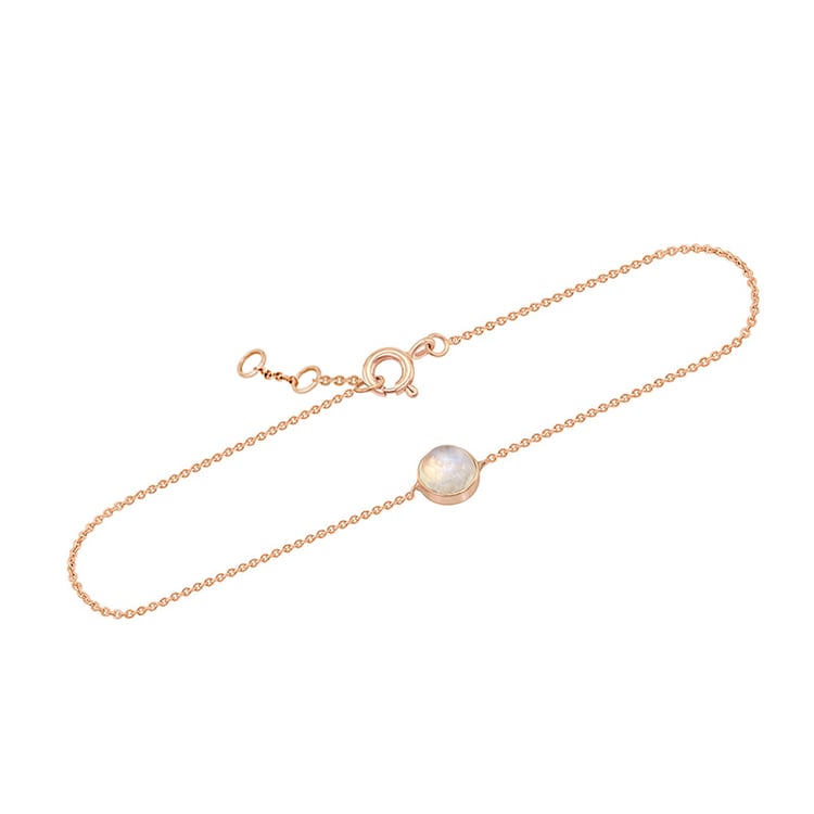 Goldenes Armband mit Mondstein Tanwen 144030