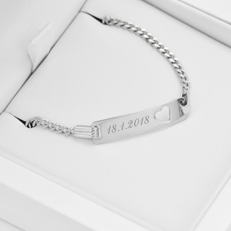 Armband mit Gravur aus Silber 30904