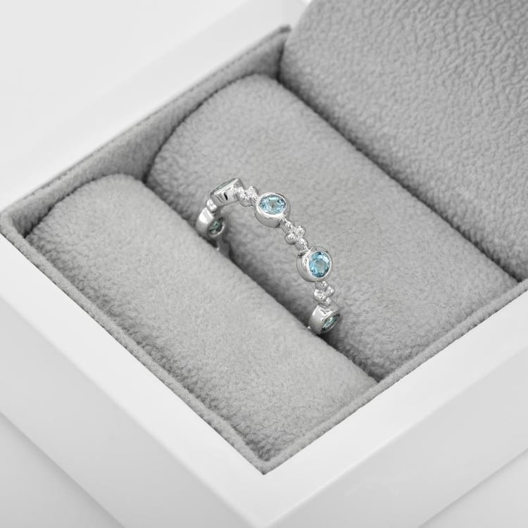 Topasring aus Silber 45193