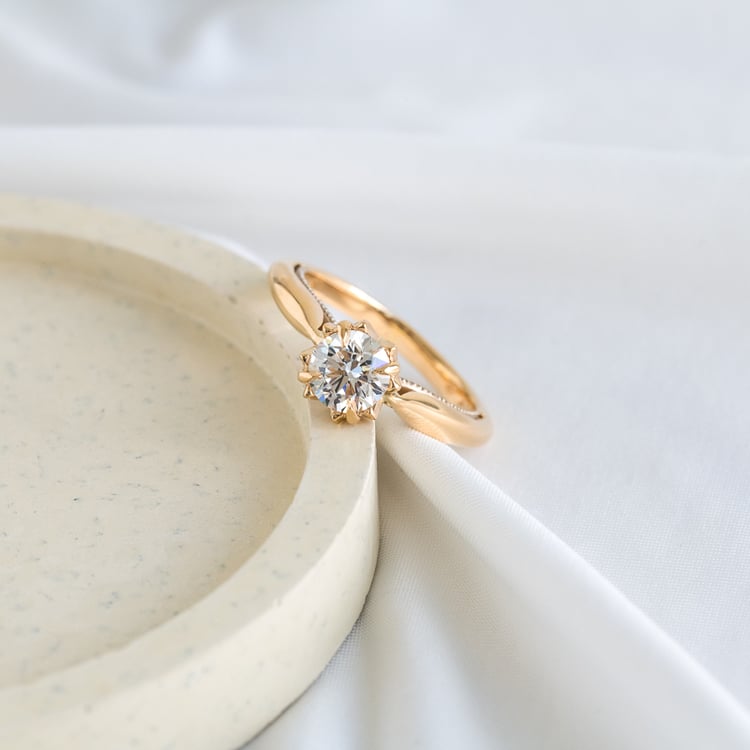 Verlobungsring mit seitlichen Diamanten Libby 124764