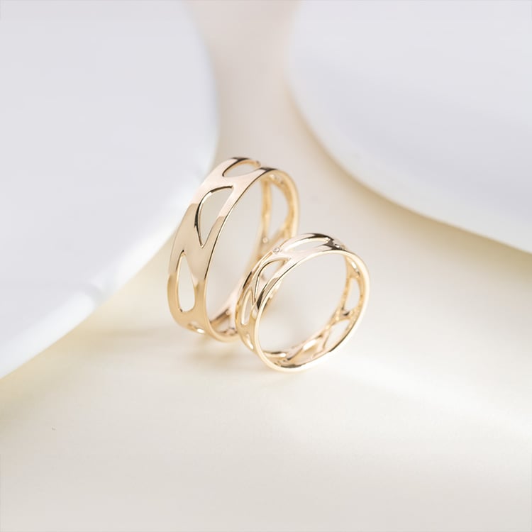 Unkonventioneller Eheringe Bionic 151496