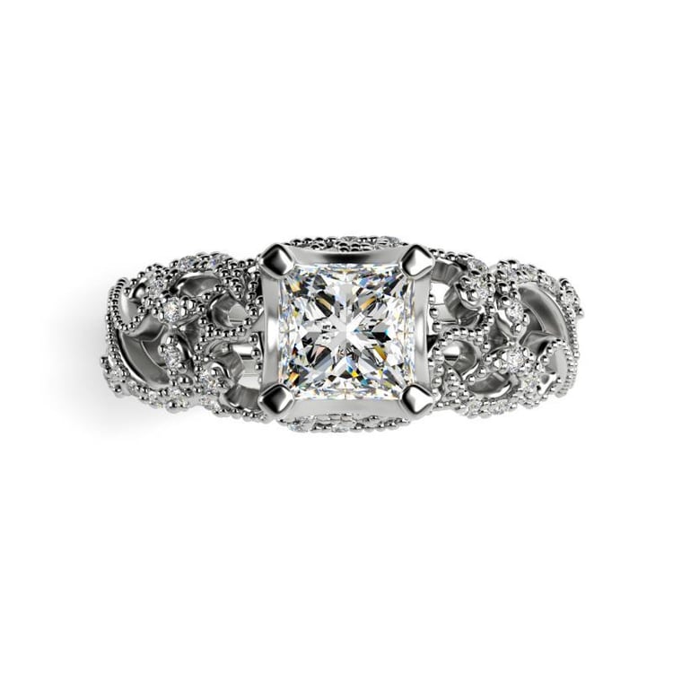 Verlobungsring Ansicht von oben 15820