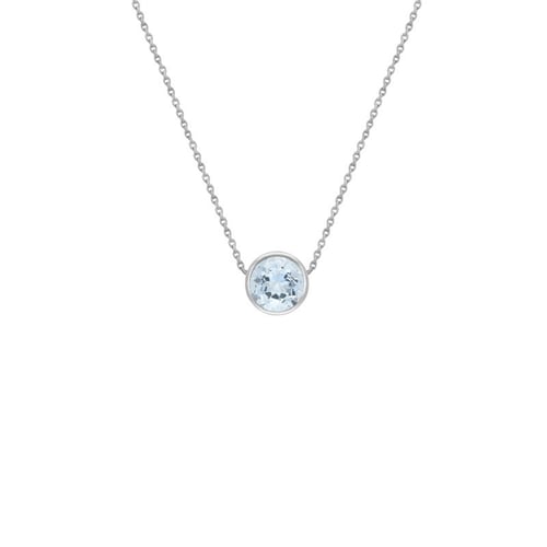 Goldenes Schmuckset mit Aquamarinen Omame