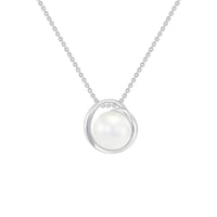 Silberne Anhänger mit Perlen Palani