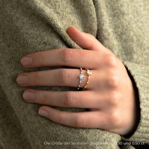 Verlobungsring mit Diamanten Imelda