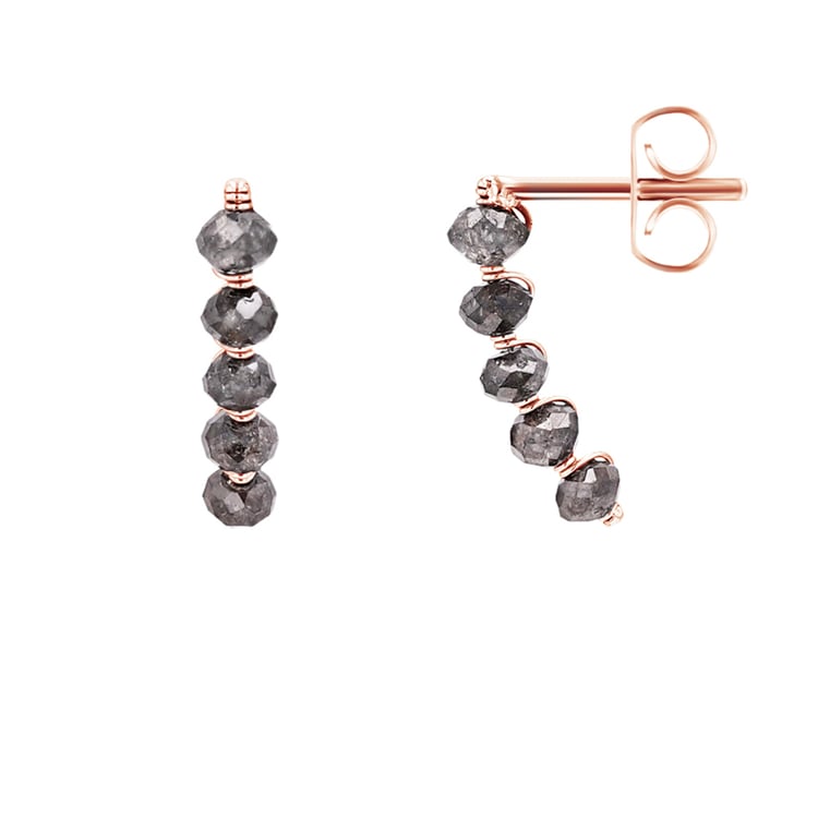 Hängeohrringe mit Salt and Pepper Diamanten Brookes 98728