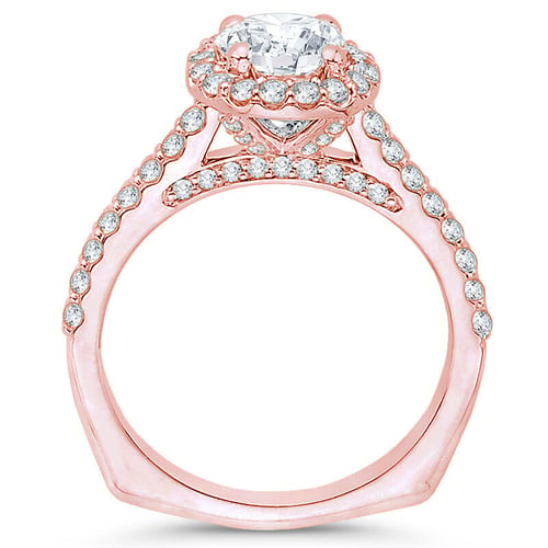 Verlobungsring mit Cushion-Diamant Carmelo