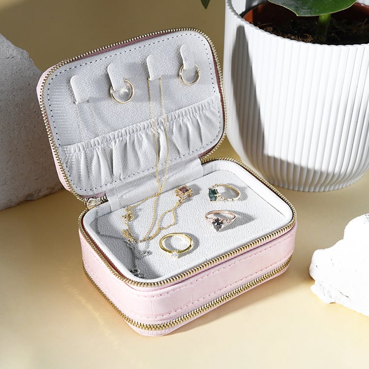 Rosa Reise-Schmuckschatulle Rio 113162