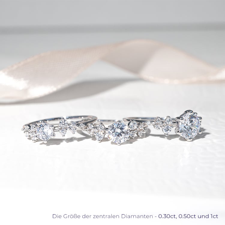 Verlobungsring mit Lab Grown Diamanten Olha 127270