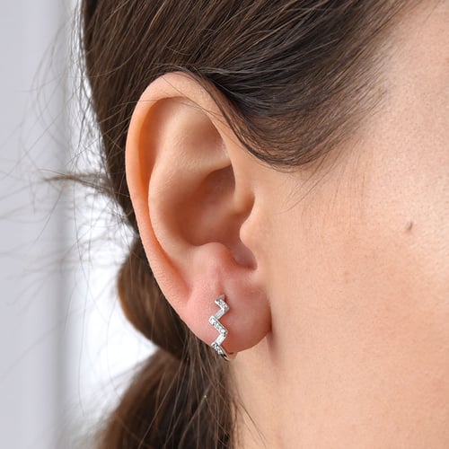 Diamantene Creolen aus Gold oder Platin Ransom