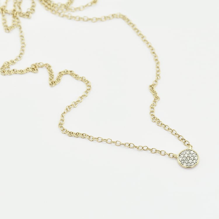 Minimalistische Kette mit Diamanten Everild 42129