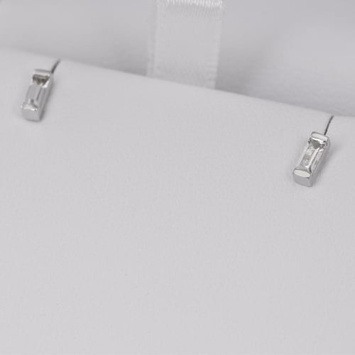 Minimalistische Ohrringe mit Baguette Saphiren Reilly