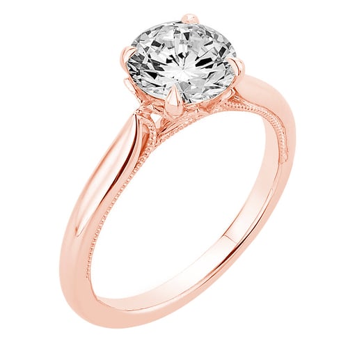 Verlobungsring mit seitlichen Diamanten Libby